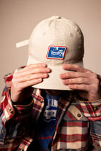 THE MAIL MAN DAD HAT (CREAM)