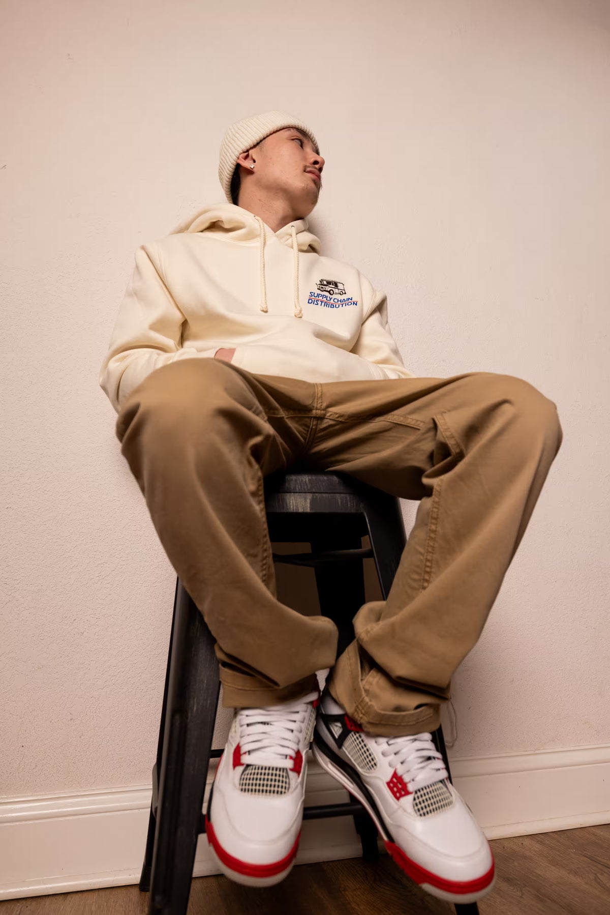 SHIP IT HOODIE (CREAM)