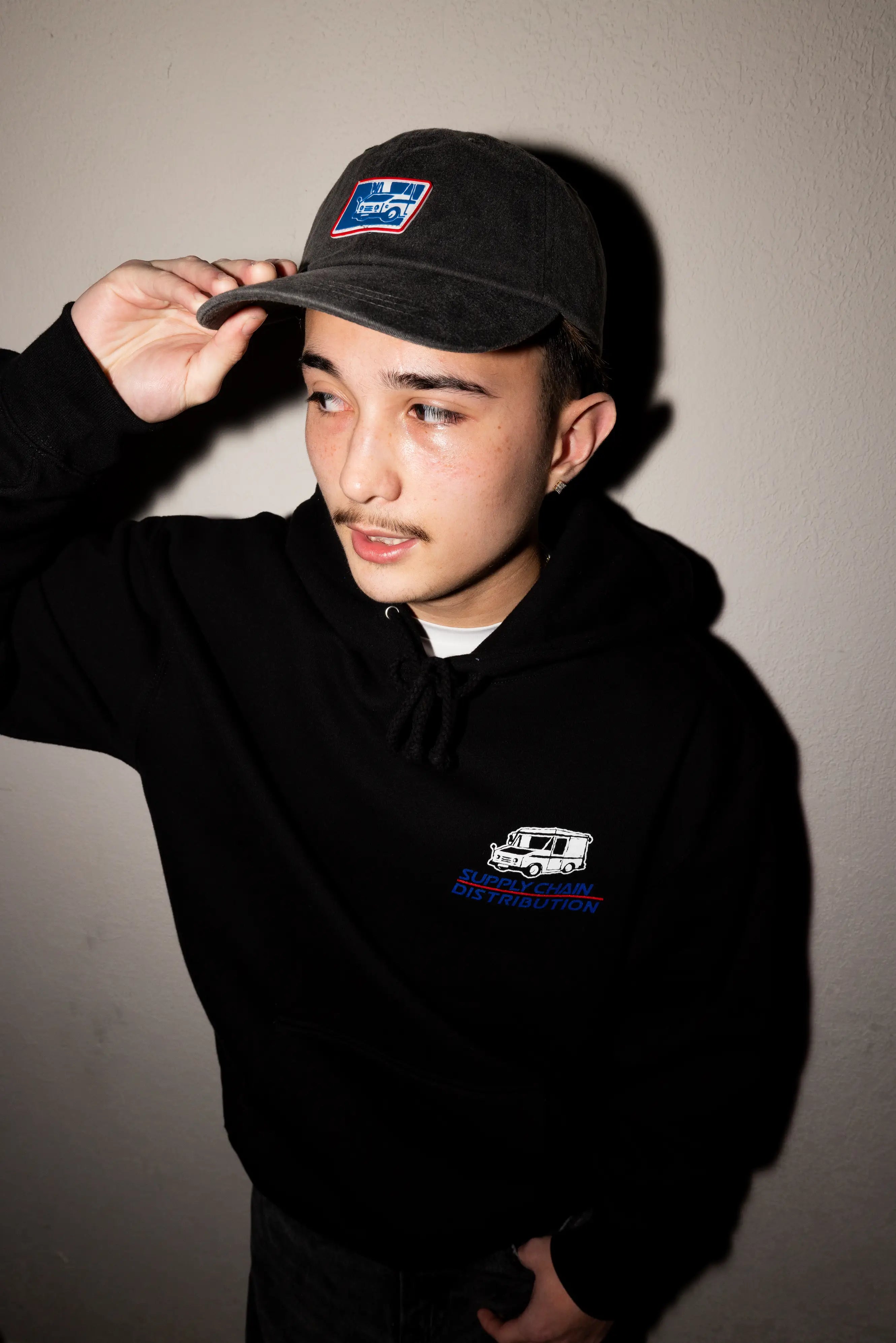 THE MAIL MAN DAD HAT (BLACK)