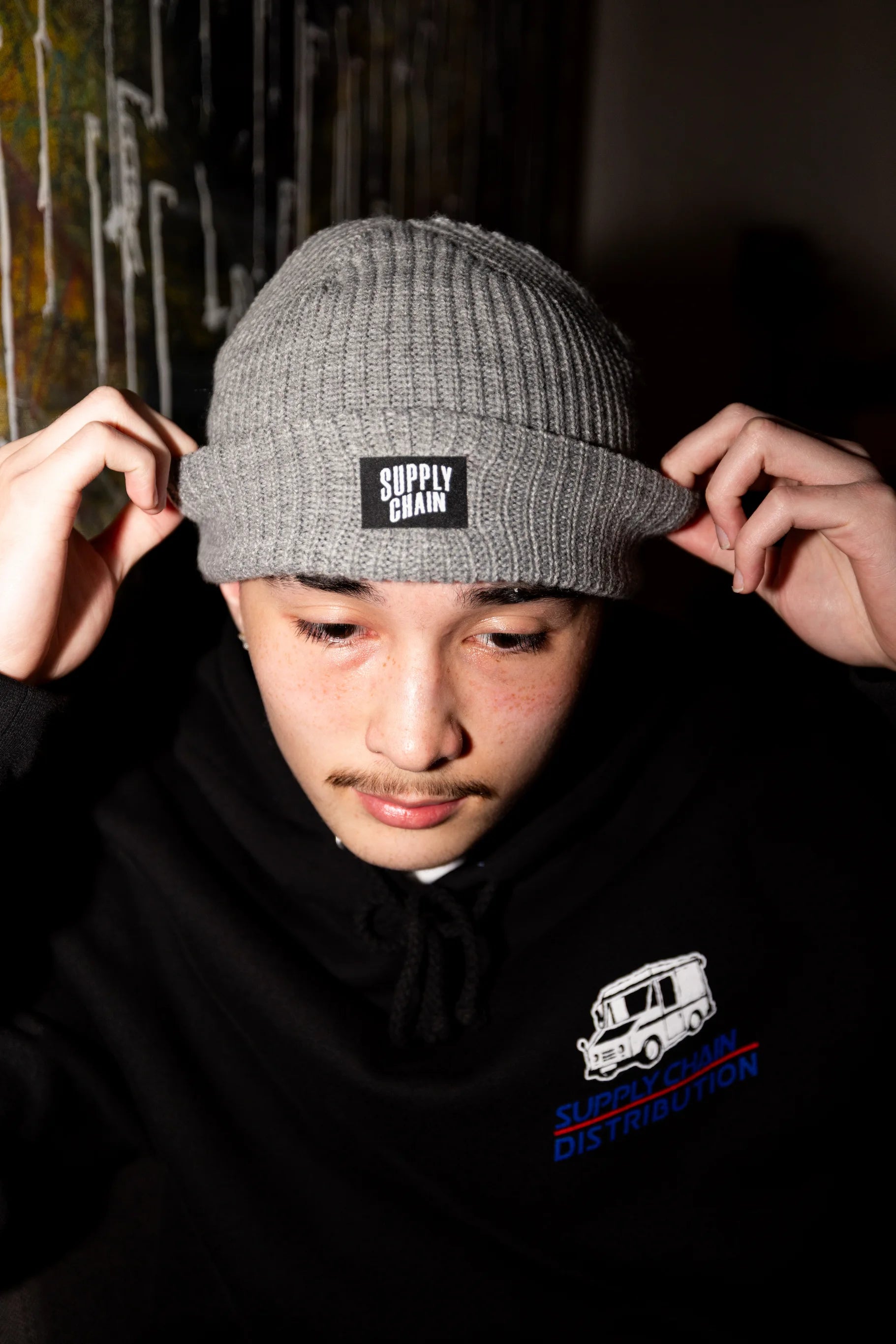 STAPLE BEANIE (GREY)