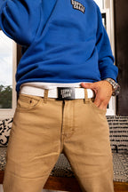 STAPLE BELT (WHITE)