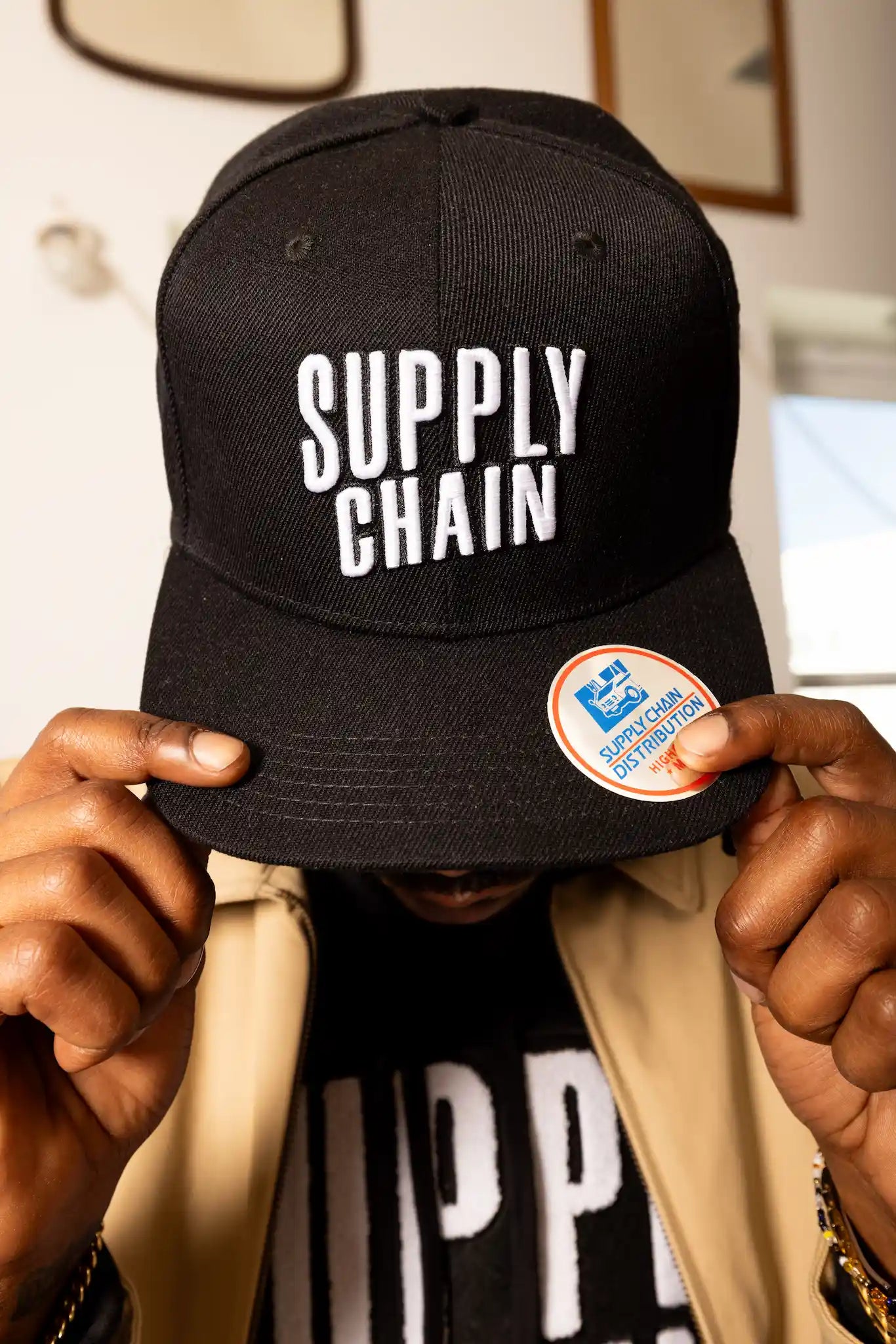 STAPLE SNAPBACK HAT (BLACK)