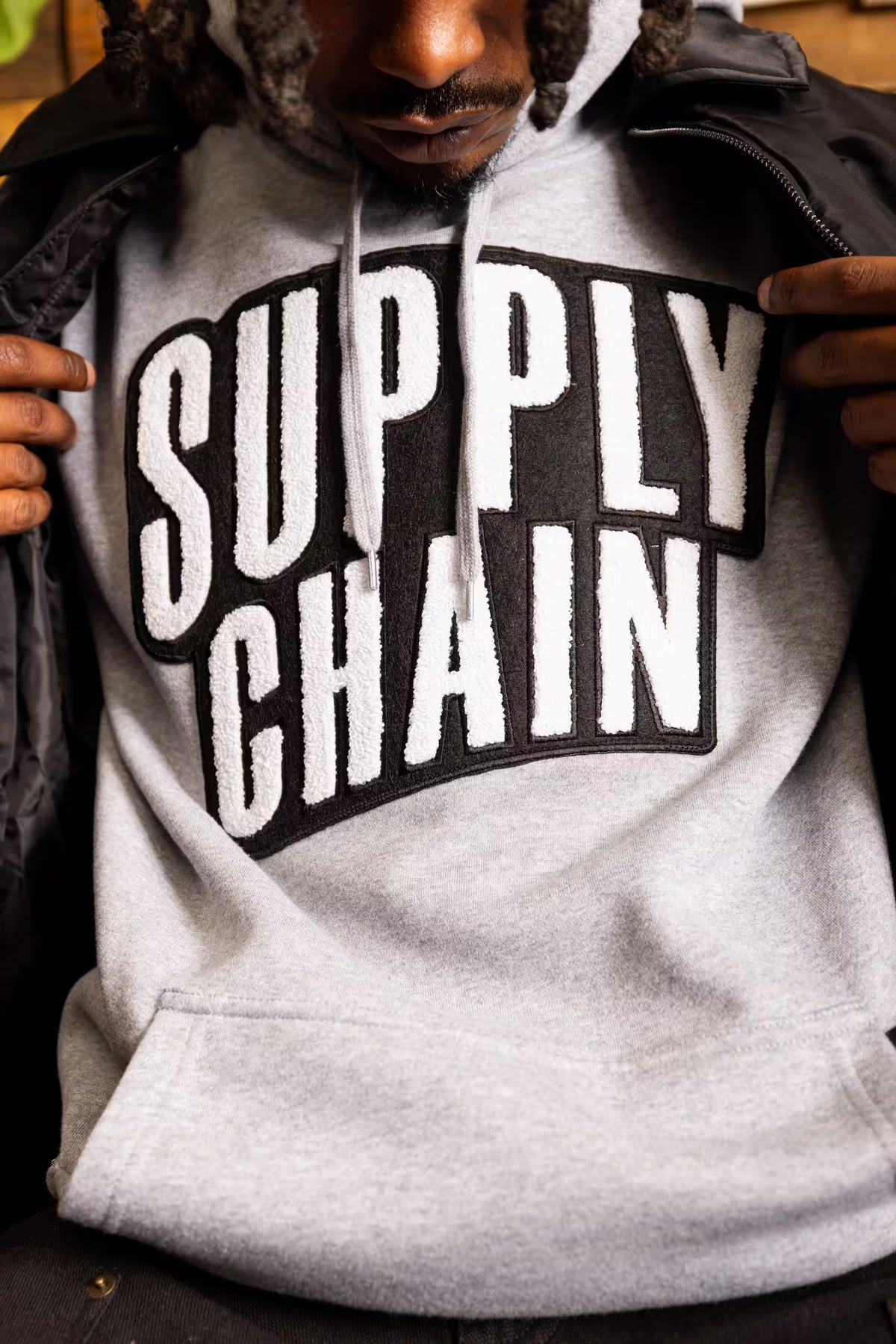 STAPLE HOODIE (GREY)