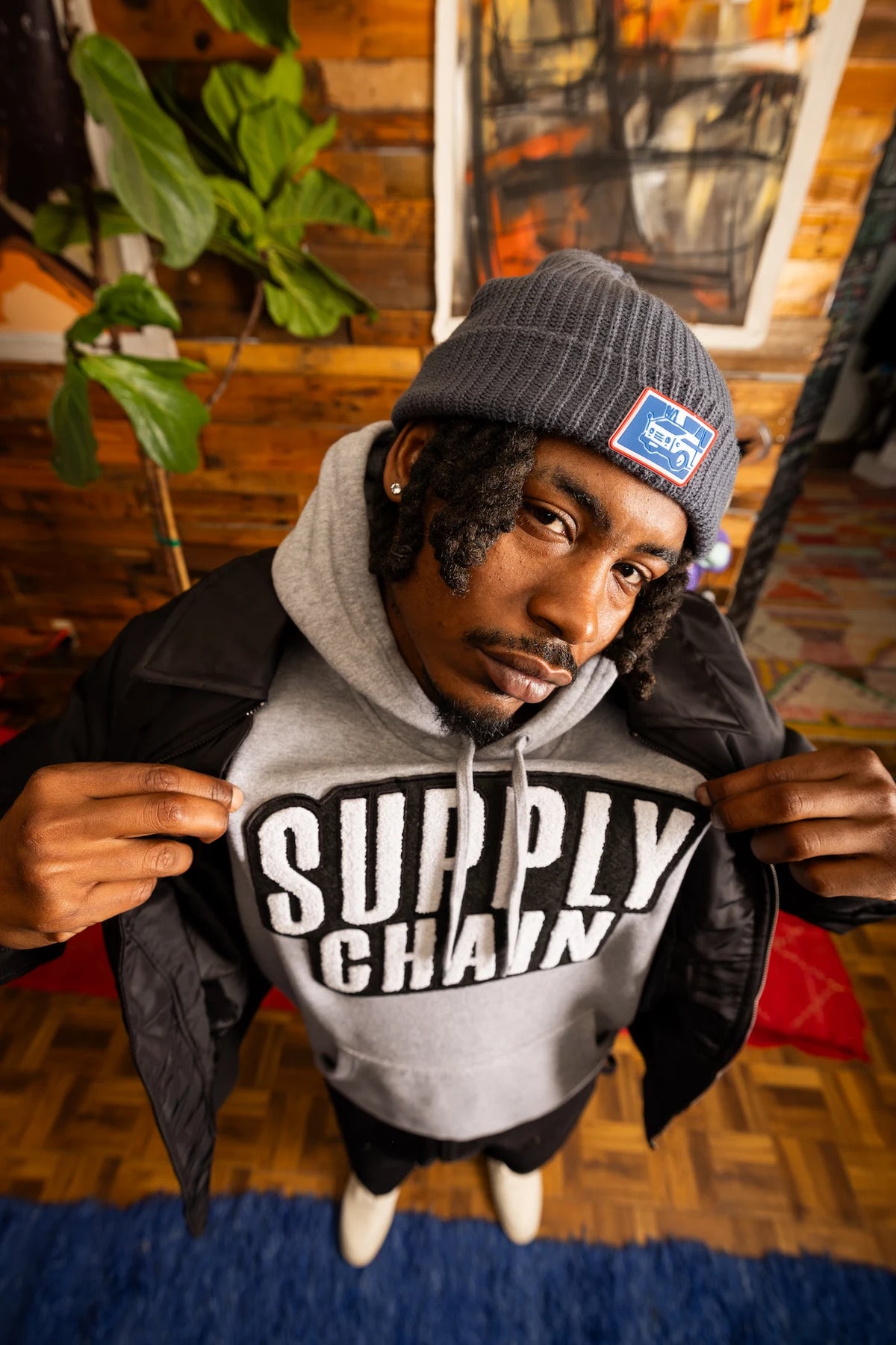 STAPLE HOODIE (GREY)