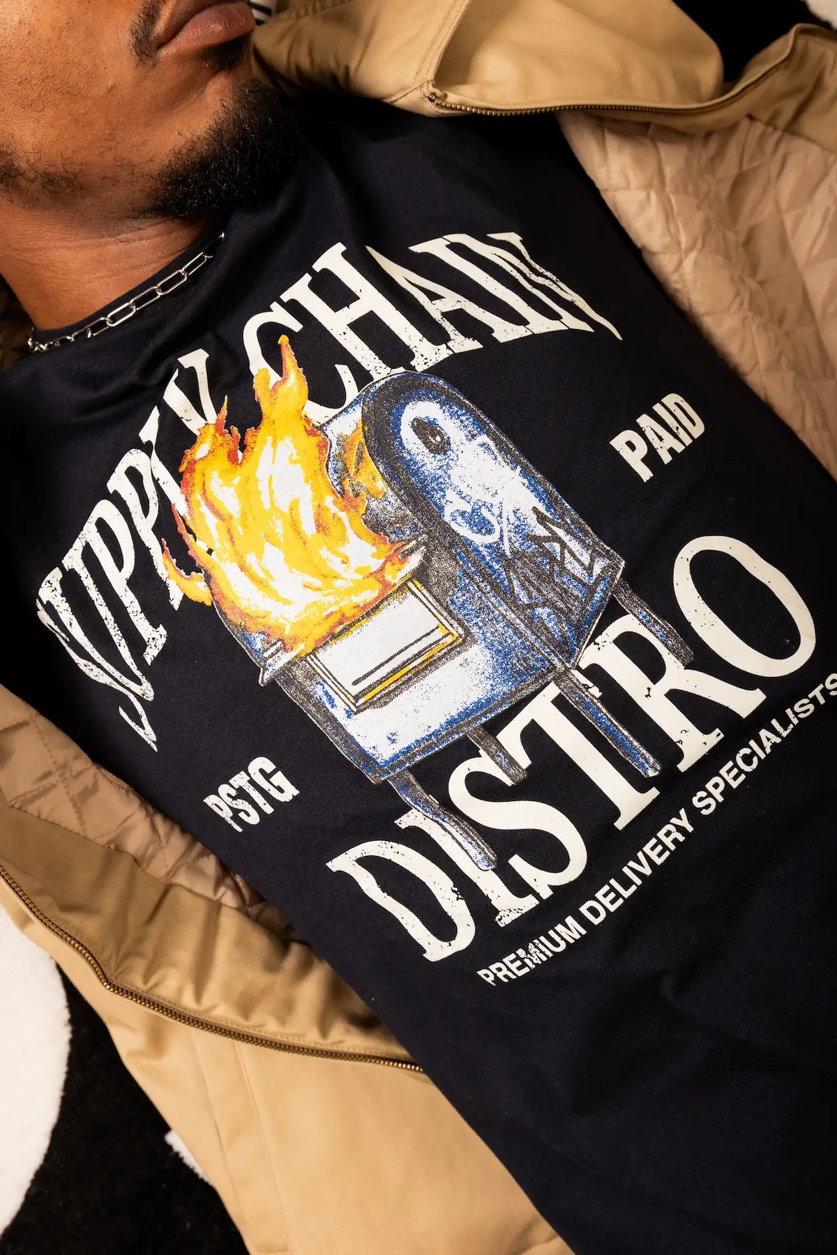FIRE IN THE HOLE TEE (BLACK)