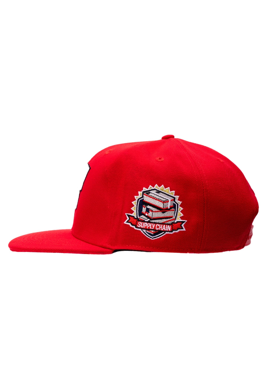 STAPLE SNAPBACK HAT (RED)