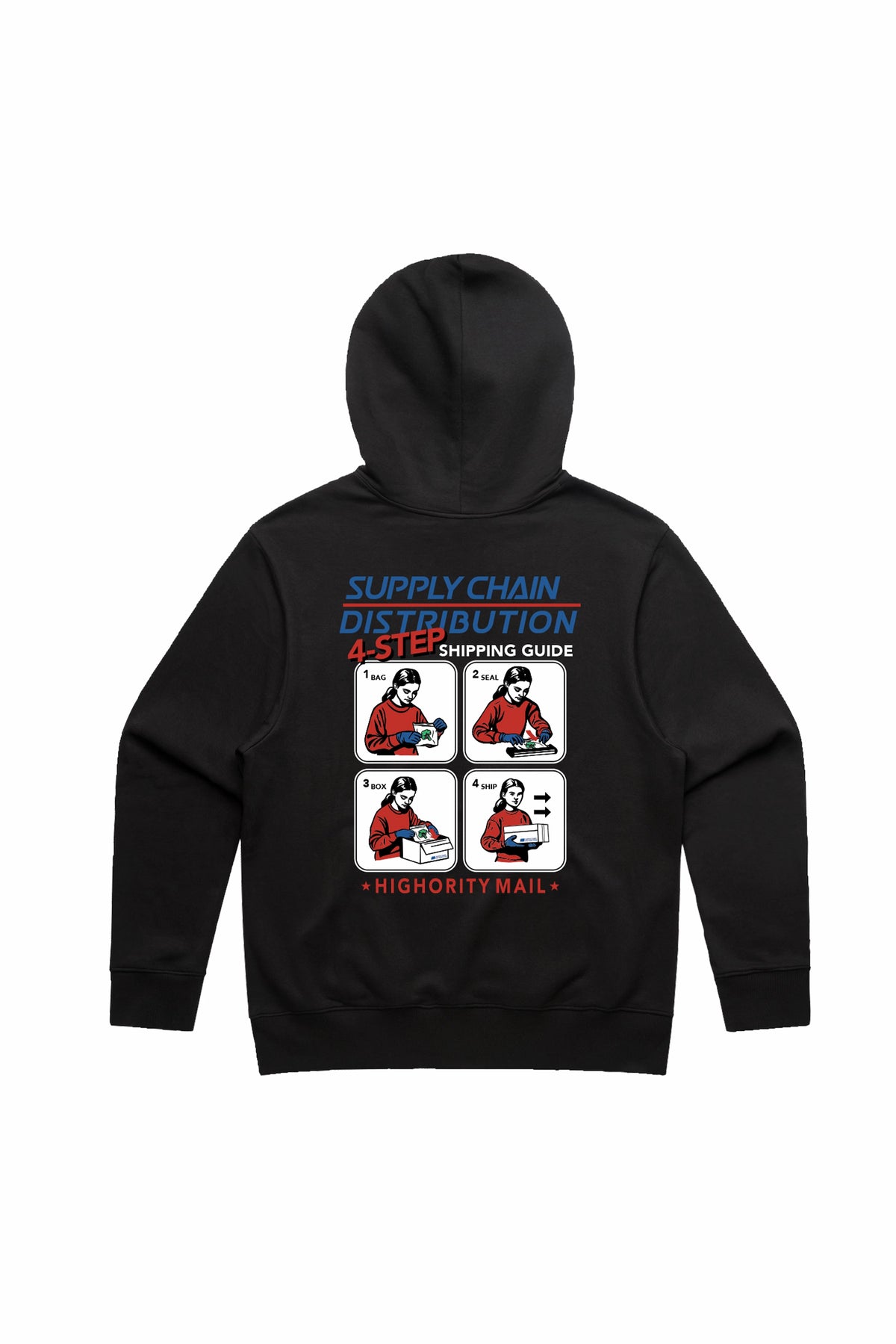 SHIP IT HOODIE (BLACK)