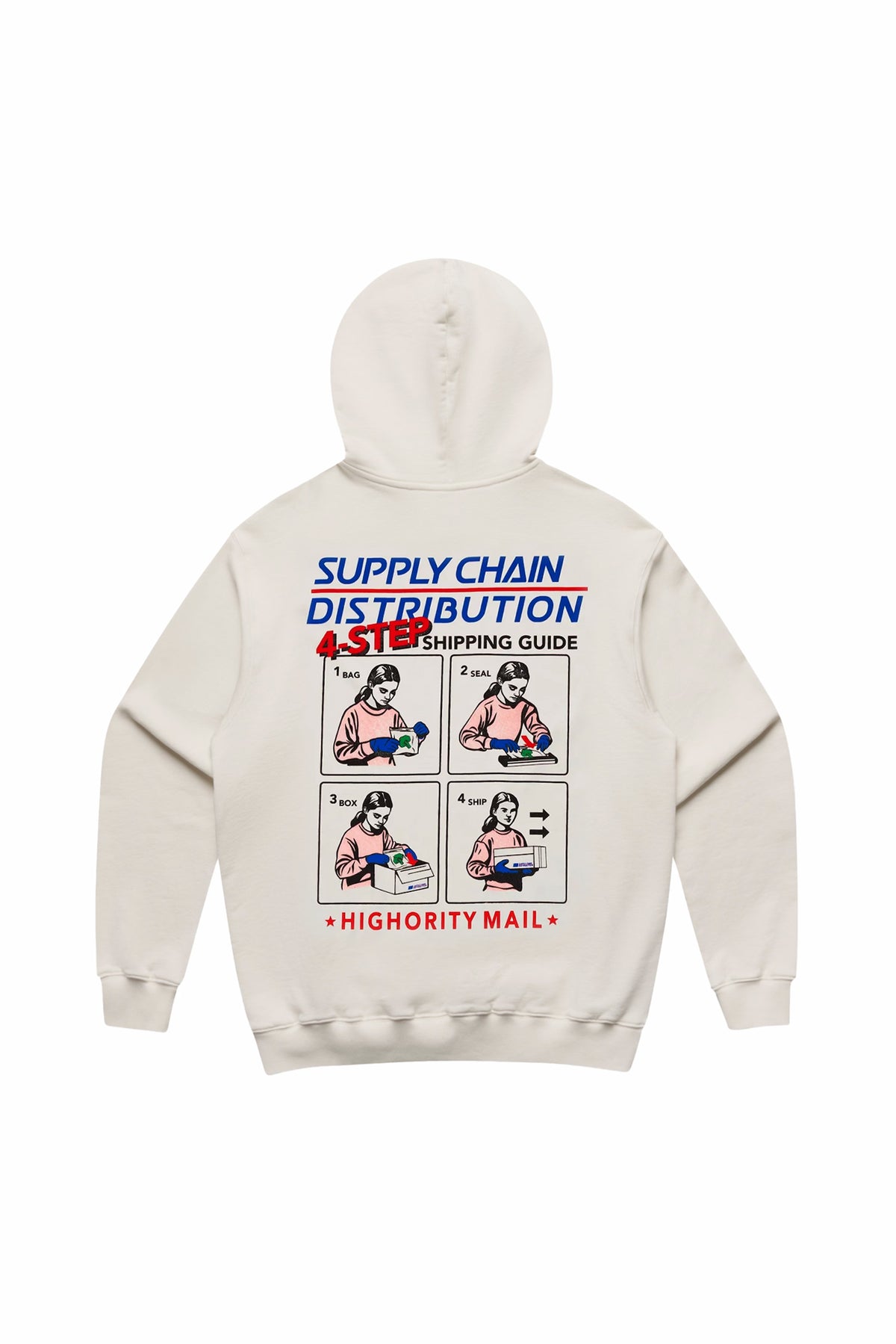 SHIP IT HOODIE (CREAM)